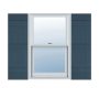 14 in. x 63 in. Lifetime Vinyl Standard Four Board Joined Board and Batten Shutters Pair Forest Green - Image 1
