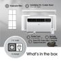 LG - 250 sq. ft. 6,000 BTU Dual Inverter Smart Window Air Conditioner - White - Image 3