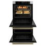 ZLINE - Autograph 30 in. True Convection Double Wall Oven & Bronze Helix Handles (WADZ-30-KCB) - Stainless Steel - Image 4