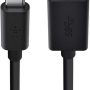 Belkin - USB-C to USB 3.0 Adapter with Charging and 10Gbps Data Transfer, Compatible with Apple and Chromebook Devices 5-Inch - Black - Image 2