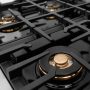 ZLINE - 30 in. Wide 4 Burner Classic Gas Built-In Gas DuoPro Cooktop (PCRTS-30) - Satin Stainless Steel - Image 4