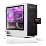 HP OMEN - 35L Gaming Desktop - AMD Ryzen 7 9800X3D - 32GB DDR5 Memory - AMD Radeon RX 9070 XT - 1TB SSD - LCD Liquid Cooling - Ceramic White - Image 1