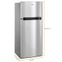 Whirlpool - 28 in. Wide 18 cu. ft. Wide Refrigerator Compatible With The EZ Connect Icemaker Kit - Stainless Steel - Image 4