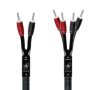 AudioQuest - Rocket 88 Single BiWire 9' Analog Speaker Cable w/ SureGrip 500 Connectors with Banana to Banana Connectors - Green on Black - Image 1