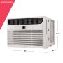 Frigidaire - 550 Sq. Ft. 12,000 BTU Window Air Conditioner - White - Image 4