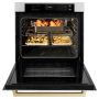 ZLINE - Autograph 30 in. 5 cu. ft. Built-In Single Wall Oven with Air Fry & Self Clean with Bronze Accents - Stainless Steel - Image 2
