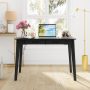 Caidence 2-Drawer Writing Desk with Solid Wood Legs - Image 1