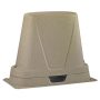 34 in. L x 16 in. W x 26 in. H Medium Long Plastic Two Piece Brown Granite Backflow Cover - Image 1