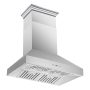Forno Appliances - 36 inches - Externally Vented - Wall Range Hood - Silver - Image 4