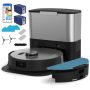 bObsweep - UltraVision Self-Empty Robot Vacuum & Mop, 1.5-Gallon Capacity, 8000 Pa Suction, Object-aware Tech - Stainless Steel - Image 1