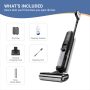 Tineco - FloorWasher Flashdry 6 Cordless Wet Dry Vacuum & Mop, Heated Drying Self-Cleaning, Hard Floor Scrubber, Pet Hair - Black - Image 2