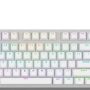 CORSAIR - K60 PRO TKL Wired Optical-Mechanical OPX Linear Switch Gaming Keyboard with per-key RGB Backlighting - White - Image 1