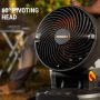 WORX - WX097L 20V 8inch Cordless Misting Fan - Black - Image 3