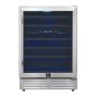 Forno Appliances - Bacchino 51-Bottle Convertible Dual Zone Wine Cooler - Stainless Steel - Image 1