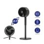 Shark - FlexBreeze Outdoor and Indoor Fan, Cordless & Corded, Pedestal to Tabletop - Dark Gray - Image 1