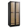 LanboPro - 32 Inch 255 Bottle Dual Zone Wine Cooler Fridge with Huge Capacity and Fridge with Removable Shelves - Black - Image 3