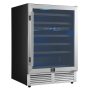 Forno Appliances - Bacchino 51-Bottle Convertible Dual Zone Wine Cooler - Stainless Steel - Image 4