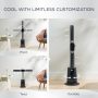 Shark - TurboBlade Cool + Heat – 2-in-1 Bladeless Tower Fan & Space Heater for Customizable Year-Round Indoor Use - Charcoal - Image 4