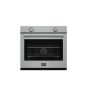Forno Appliances - Vomero 30" 5 Cu. Ft. Electric True Convection Single Wall Oven - Stainless Steel - Image 1