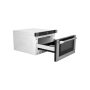ZLINE - Autograph 24 in. 1.2 cu. ft. Built-in Microwave Drawer and Polished Nickel Helix Handle - Stainless Steel - Image 3