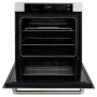 ZLINE - Autograph 30 in. True Convection Single Wall Oven in Satin Steel with Nickel Helix Handle (WASSZ-30-KPN) - Satin Stainless Steel - Image 2