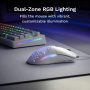 Glorious - Model O Eternal Lightweight Wired Optical Gaming Mouse with Dual-Zone RGB Lighting - Wired - Matte White - Image 2