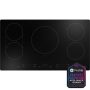 GE Profile - 36 in. Wide 5 Element Built-In Electric Induction Cooktop with 5 Elements, Slide Touch Controls, and Power Boost - Black - Image 2