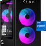HP OMEN - 35L Gaming Desktop - Intel Core i7-14700F - 16GB DDR5 Memory - NVIDIA GeForce RTX 5060 - 1TB SSD - Shadow Black - Image 1