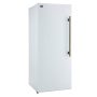 Forno Appliances - Maderno 13.6 Cu. Ft. Left Swing Upright Convertible Freezer with Antique Brass Handles - White - Image 4