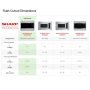 Sharp - 30 in. Built-In Microwave Trim Kit for SMC2266HS - Silver - Image 3