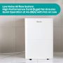 Hisense - 35 Pint 3000 Sq. Ft. 8 quarts Bucket Capacity Compact Dehumidifier with Slide-Out Bucket - White - Image 3