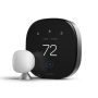 ecobee - Premium Smart Programmable Touch-Screen Thermostat with Siri, Alexa, Apple HomeKit and Google Assistant - Black - Image 1