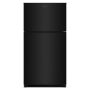 Amana - 33 in. Wide 21.3 cu. ft. Top-Freezer Refrigerator With Dual Crisper Drawers - Black - Image 1