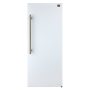 Forno Appliances - Maderno 13.6 Cu. Ft. Right Swing Upright Convertible Freezer with Antique Brass Handles - White - Image 1
