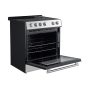 Forno Appliances - 30 in. Wide 4 Elements Leonardo Espresso 5.0 cu. ft. Slide-In Oven Electric Convection Range in Stainless-Steel - Stainless Steel - Image 3