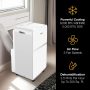 Whirlpool - 200 Sq. Ft. 8,000 BTU Portable Air Conditioner - White - Image 3