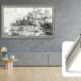 Deco TV Frames - 75" Slim Bezel for Samsung The Frame and Frame Pro TV - Industrial Nickel - Image 1
