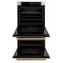 ZLINE - 30 in. Autograph Double Wall Oven w/ Air Fry and Self Clean w/ Gold Handles - Stainless Steel - Image 2