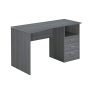 51.25 in. Rectangular Wenge 3 Drawer Computer Desk with Built-In Storage - Image 1