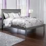Madison Grey Solid Wood Frame King Platform Bed - Image 1