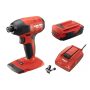 22-Volt Lithium-Ion 1/4 in. Hex Cordless Brushless SID 4 Compact Impact Driver with 3 gear speed (No Bag) - Image 1