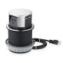 Space Saver Pop Up-Outlet, 3 Power Outlets 15 Amp, 2 USB Ports 2.4 Amp, Overload Protection, Splash Resistant - Image 1