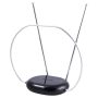 30 Miles Long Range Reception Amplified UHF 4K 1080P Digital Indoor HD TV Tabletop Antenna with Dipoles & Circular Loop - Image 1