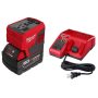M18 18-Volt Lithium-Ion 175-Watt Powered Compact Inverter with 5.0 Ah Battery and Charger - Image 1