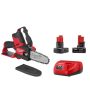 M12 FUEL 12V Lithium-Ion Brushless Battery 6 in. HATCHET Chainsaw Kit with 6.0 Ah and 4.0 Ah Battery, Charger - Image 1