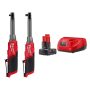 M12 FUEL 12V Lithium-Ion 1/4 in. - 3/8 in. Extended Reach High Speed Cordless Ratchets w/XC 4.0Ah Battery Starter Kit - Image 1