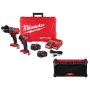 M18 FUEL 18V Lithium-Ion Brushless Cordless Hammer Drill and Impact Driver Combo Kit and M18 FUEL Blower - Image 1