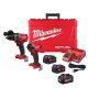 M18 FUEL 18V Lithium-Ion Brushless Cordless Hammer Drill and Impact Driver Combo Kit and M18 FUEL Blower (1) 6 Ah Battery(s) - Image 1