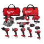 M18 FUEL 18V Lithium-Ion Brushless Cordless Hammer Drill and Impact Driver Combo Kit and M18 FUEL Blower - Image 1
