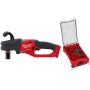 M18 FUEL 18V Li-Ion Brushless Cordless Hole Hawg 7/16 in. Right Angle Drill W/Quick-Lok with Carbide Hole Saw Kit(7pc) - Image 1